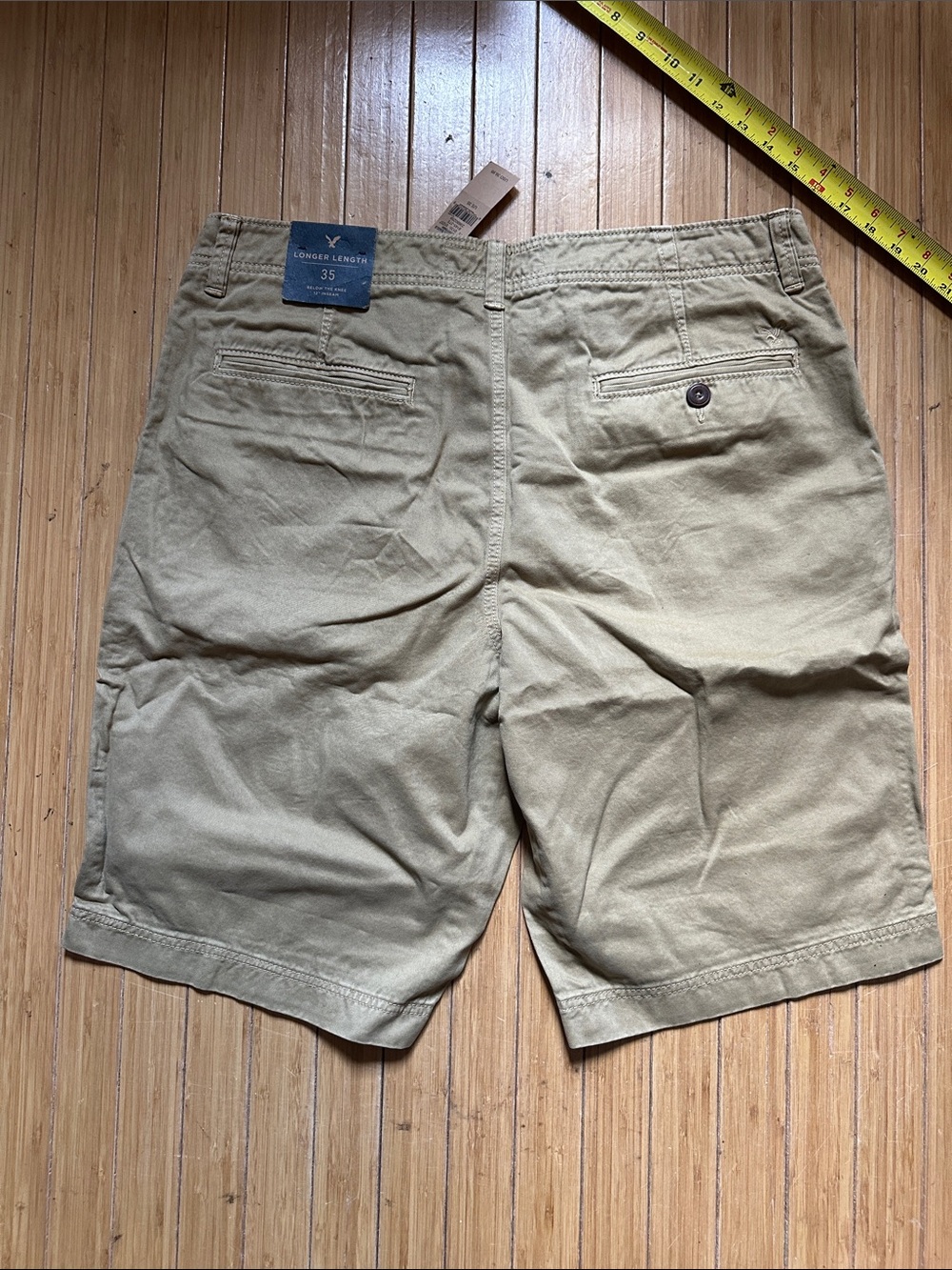 American Eagle Men's Khaki Shorts 35 waist